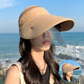 Miniatyrbilde 1 av 10: Anti-UV strandhatt solhatter KHAKI Khaki