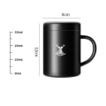 Miniatyrbillede 1 af 10: Kaffekop Dobbeltbundt Krus SORT 350ML 350ML black 350ml-350ml