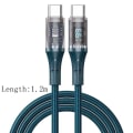 Miniatyrbilde 3 av 10: Ladekabel Datakabel GRØNN USB TIL TYPE C USB TIL TYPE C Green USB to Type C-USB to Type C