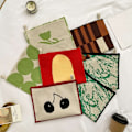 Miniatyrbilde 5 av 10: Strikket vevspose Tissue Box 3 3 3