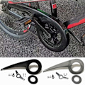 Miniatyrbillede 7 af 10: Cykelkæderinge Protector Cykel Tandhjul Guard SORT 2 2 black 2-2