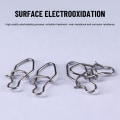 Miniatyrbild 5 av 10: 100 st Fiske Hängande Snap Barrel Swivel 000 000 000
