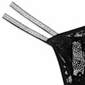 Miniatyrbild 3 av 10: Perspektiv Trosor G-string Bikini Underkläder SVART S Black S