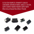 Miniatyrbillede 3 af 10: 5/10/20/50 STK ensretter diode dele elektrisk aksial 9 9 9