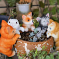 Miniatyrbilde 5 av 10: Harpiksstatue Hagepottepynt C C C