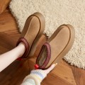 Miniatyrbild 4 av 10: Plattformstofflor Fleecetofflor KHAKI 37 Khaki 37