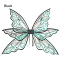 Miniatyrbillede 1 af 10: Fairy Wings Sommerfuglevinger SORT Black