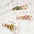 Miniatyrbillede 8 af 10: Twist Chain Øreringe Simple Ørering D D D