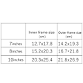 Pikkukuva 2 / 10: Picture Memory Case Frame Box MUSTA 7 TUUMAA 7 TUUMAA black 7 inches-7 inches