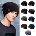 Miniatyrbillede 3 af 7: Strikket Hue Beanies Hue NAVY BLÅ Navy Blue