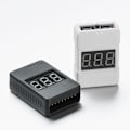 Miniatyrbilde 10 av 10: 2stk Batteri Spenning Tester Meter Tester Lipo WHITE White