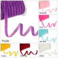 Pikkukuva 2 / 10: 50 jaardia 10 mm Velvet Ribbon Flocking Silk MUSTA black