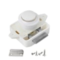 Miniatyrbillede 1 af 10: Trykknap Tryklås HVID white