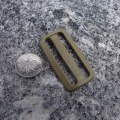 Miniatyrbillede 4 af 10: 5 stk Tri Glide Slider Ladder Låsespænder ARMY GREEN 2MM Army Green 2mm