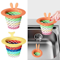 Miniatyrbilde 6 av 10: Vask Avløpssil Plugg Filterkurv KANIN KANIN Rabbit