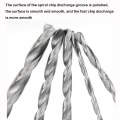Miniatyrbillede 3 af 9: Drill Bit Spiral Drill Twist Drill Bit