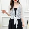 Miniatyrbillede 3 af 8: Dame cardigan air-condition skjorte SORT Black