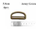 Miniatyrbild 1 av 10: 4 st Bälteskrokar Webbing Spännen ARMY GREEN 5.0CMSTYLE 2 STIL 2 Army Green 5.0cmStyle 2-Style 2