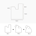 Miniatyrbillede 2 af 7: Slikpose Slikpose LILLA 2STK 2STK purple 2pcs-2pcs