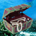 Miniatyrbillede 5 af 10: Fisketankdekoration Skattejagt 2 2 2