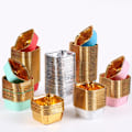 Miniatyrbilde 7 av 7: 50 STK Aluminiumsfolie Blikkopp Dessertkopper C C C