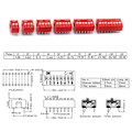 Pikkukuva 3 / 7: 45 kpl Koodauskytkin Vipukytkin Double Row Dip Switch