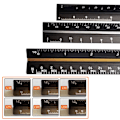 Miniatyrbillede 1 af 10: Skala Lineal Trekantet lineal SORT CM SMALL SCALE CM SMALL SCALE Black CM SMALL SCALE-CM SMALL SCALE