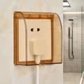 Switch Cover Socket Vattentät Box KAFFE coffee