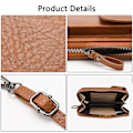 Pikkukuva 5 / 10: Clutch Wallet Crossbody nahkalaukku PUNAINEN Red