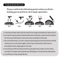 Miniatyrbilde 6 av 10: Dekkreparasjonssett Flat dekkreparasjon 8 STK 8 STK 8 pcs