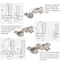 Pikkukuva 3 / 10: Saranapuskurin vaimennin Puskurisarana BIG BEND HINGE Big bend Hinge