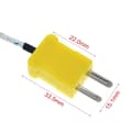 Miniatyrbillede 2 af 7: 10 stk. K-type termoelementprobe mini-stik termoelement