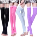 Miniatyrbillede 4 af 10: 1 Par Slankende Strømper Slim Leggings SORT black