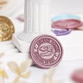 Miniatyrbilde 3 av 10: Seal Kobberhode Voks Seal Stempel 7 7 7