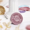 Miniatyrbillede 3 af 10: Forsegling Kobberhoved voksforseglingsstempel 1 1 1