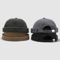 Pikkukuva 6 / 10: Brimless Docker Cap Skullcap Hatut KHAKI khaki