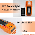 Miniatyrbild 10 av 10: Digital Smart Multimeter Transistor Testers 6000 Counts True RMS
