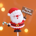 Miniatyrbillede 1 af 10: 1/5 STK Christmas Cake Toppers Glædelig jul 6 6 6