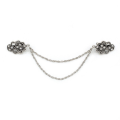 Miniatyrbilde 9 av 10: Cardigan Clip Sjal Brosje ANTIKK SØLV STIL 2 STIL 2 Antique Silver Style 2-Style 2