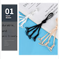 Miniatyrbild 8 av 10: 3 par BH Straps Underkläder Axelremmar SVART black
