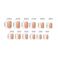 Miniatyrbild 2 av 10: French Fake Nails False Nail 1 1 1