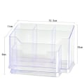 Miniatyrbillede 2 af 6: Kosmetisk Opbevaringsboks Makeup Organizer HVID white