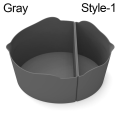 Miniatyrbilde 1 av 10: Slow Cooker Liner Slow Cooker Separator GRÅ STYLE-1 STYLE-1 Gray Style-1-Style-1