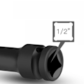 Miniatyrbilde 5 av 6: Deep Impact Socket 6 Point Socket Hex Impact Socket