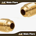 Miniatyrbilde 2 av 5: Rørtilpasning Flare Connector Wire Connector