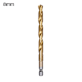 Miniatyrbilde 1 av 10: Drill Bits Twist Drill 8,0MM 8.0mm