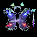 Pikkukuva 1 / 10: LED-lasten pukurekvisiitta Butterfly Wings -setit PURPLE 3 Purple 3 Pcs/set-3 Pcs/set