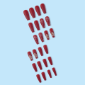 Miniatyrbilde 5 av 10: Christmas French Fake Nails Ballerina False Nail 4 4 4