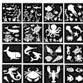 Pikkukuva 3 / 6: stencil beach stencils stencils