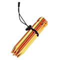 Miniatyrbillede 4 af 10: 2stk Elastisk Rope Webbing Ropes Spænde SORT Black